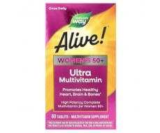 Мультивитамины для женщин от 50 лет с 22 витаминами и минералами, 60 таблеток