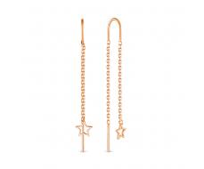 2180 Серьги позолоченные серебро 925*