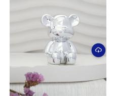 Фигурка Мишка 5 см / S-3117 /уп 20/100/500/1000/серебро