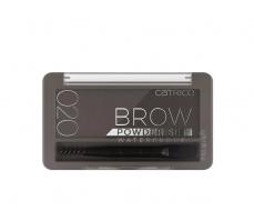 Водостойкая пудра для бровей в наборе Brow Powder Set Waterproof, 020 Ash Brown, 4 г