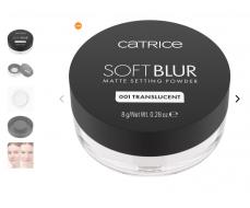 Пудра рассыпчатая матирующая Soft Blur Matte Setting Powder, 001 Translucent CATRICE Германия
