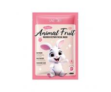 SADOER Маска для лица Animal Fruit PEACH Питательная Восстанавливающая ПЕРСИК (зайчик) 25г (SD-35103)