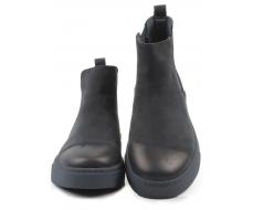 05-X30311M-7 INK. BLUE Ботинки зимние мужские (натуральная кожа, натуральный мех)