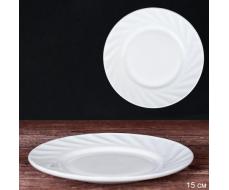 Тарелка плоская 150 мм десертная Классика белая HP-60XN ( WHITE )