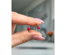 Серьги Серебро 925 пробы diana05