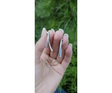 Серьги гвоздики Серебро 925 пробы kf