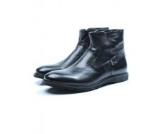 01-H9028-B36-SW3 BLACK Ботинки демисезонные мужские (натуральная кожа)