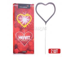 Бенгальские огни "Сердце" 17см (30сек.)