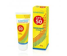 Клирвин ® СОЛНЦЕЗАЩИТНЫЙ SPF 50 крем для тела, 60 г