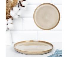 Тарелка 260 мм / 88011-10,5 /уп 6/12/ Глазурованное реактивное покрытие