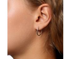 2641.15 Серьги родированные серебро 925*