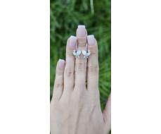 Серьги каффы Серебро 925 пробы kf