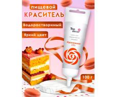 Пищевой краситель Top Decor гелевый, оранжевый, 100 г Пищевой краситель Top Decor гелевый, оранжевый, 100 г