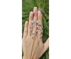 Серьги Серебро 925 пробы kf