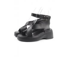08-XT148-011 BLACK Босоножки женские (натуральная кожа)