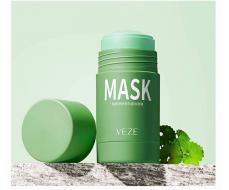 Глиняная маска стик для глубокого очищения и сужения пор с экстрактом зеленого чая 40 гр