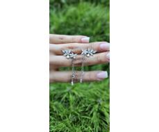 Серьги каффы Серебро 925 пробы kf