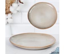 Тарелка 26,5 см / 88014-10,5 /уп 6/12/ Глазурованное реактивное покрытие