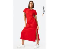 Однотонное женское платье-футболка Happyfox  Артикул: HF1301N