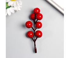Декор для творчества «Веточка с ягодами 7 ягод» набор 10 шт. 9.3 см