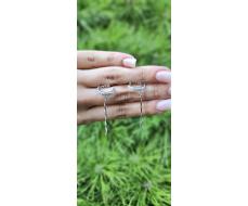 Серьги каффы Серебро 925 пробы kf