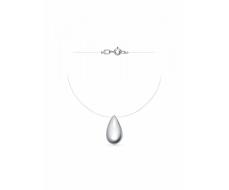 Колье (леска) родированное серебро 925*