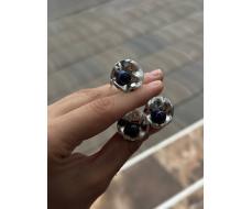 Шикарная работа Дагестанских мастеров, комплект с жечугом. Серебро 925 пробы