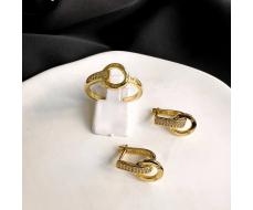 Комплект Серебро 925 пробы diana05