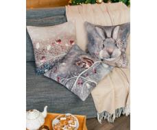 Комплект из 3 наволочек с красными бусинами