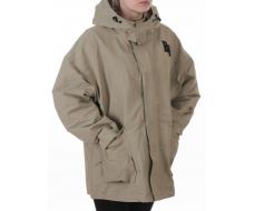 3097 GREY/GREEN Куртка демисезонная женская (100 гр. холлофайбер)