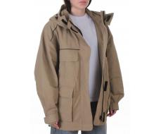 3097 GREY/GREEN Куртка демисезонная женская (100 гр. холлофайбер)