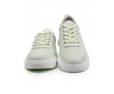 03-YH324-3 LT. GREEN Полуботинки спортивные женские (натуральная кожа)