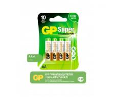 GP Super Alkaline AA ( 4шт ) LR6 BL-4 15A-2CR4 *10*