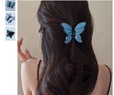 Butterfly Decor Hair Claw For Everyday Styling Suitable For Campus Dating Vacation Daily Travel SKU: sc2205216670081541