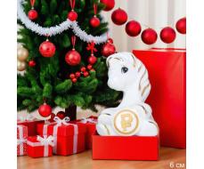 Статуэтка Лошадь 6 см с денежкой / B5461 /уп 240/Символ года 2026