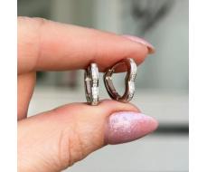 Серьги Серебро 925 пробы diana05