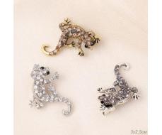 Брошь Ящерица / 6482 /уп 12/микс