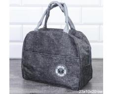 Сумка с эффектом сохранения холода, тепла/термосумка / DFB122gray /уп 200/ 23x10x20 см, 5,5 л