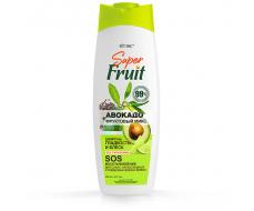 SuperFRUIT АВОКАДО + фруктовый микс Шампунь Гладкость и Блеск SOS Восст. д/сухих/непослуш. /20