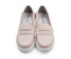 06-YD267-3 PINK Туфли женские (натуральная кожа)