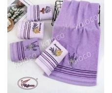 Полотенце махровое "Lavender" 35*75 см. хлопок 100%