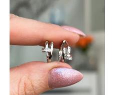 Серьги Серебро 925 пробы diana05