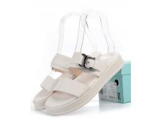 08-PEAQ198-1 LT. BEIGE Босоножки женские (натуральная кожа)