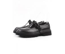 06-DLG06-1 BLACK Туфли женские (натуральная кожа)