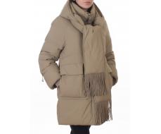 H781 DK. BEIGE Куртка зимняя женская (200 гр. холлофайбер)