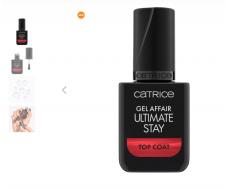 Топовое покрытие для ногтей Gel Affair Ultimate Stay Top Coat CATRICE Германия