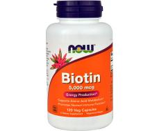 Биотин 5000 мкг, 120 вегетарианских капсул для поддержки обмена веществ и иммунной системы Биотин 5000 мкг, 120 вегетарианских капсул для поддержки обмена веществ и иммунной системы