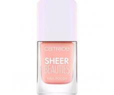 CATRICE Лак для ногтей Sheer Beauties Nail Polish, 050 Peach For The Stars 10,5 мл