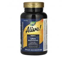 Alive! Мультивитамины для мужчин Ultra, 150 таблеток с 22 витаминами и минералами