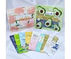 Набор ночных гелевых масок ассорти 10 шт.